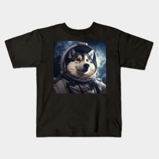 Astro Dog - Alaskan Malamute Kids T-Shirt